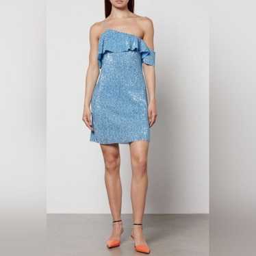 Stine Goya Kenza Hydrangea Sequined Jersey Dress S