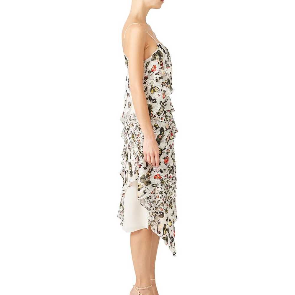 Jason Wu Dress Womens 4 Grey Painterly Cream Flor… - image 5