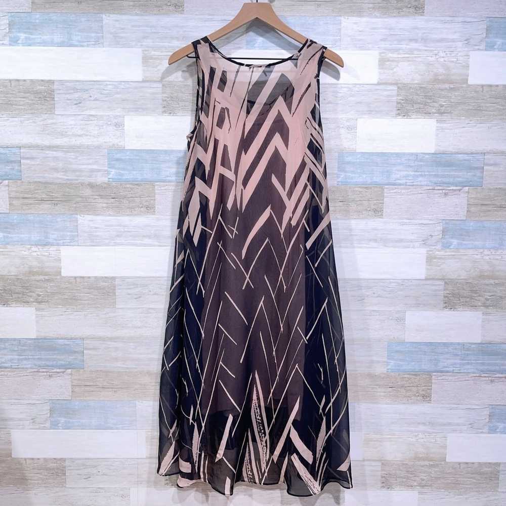 Anthropologie Floreat Serengeti Silk Midi Dress P… - image 3