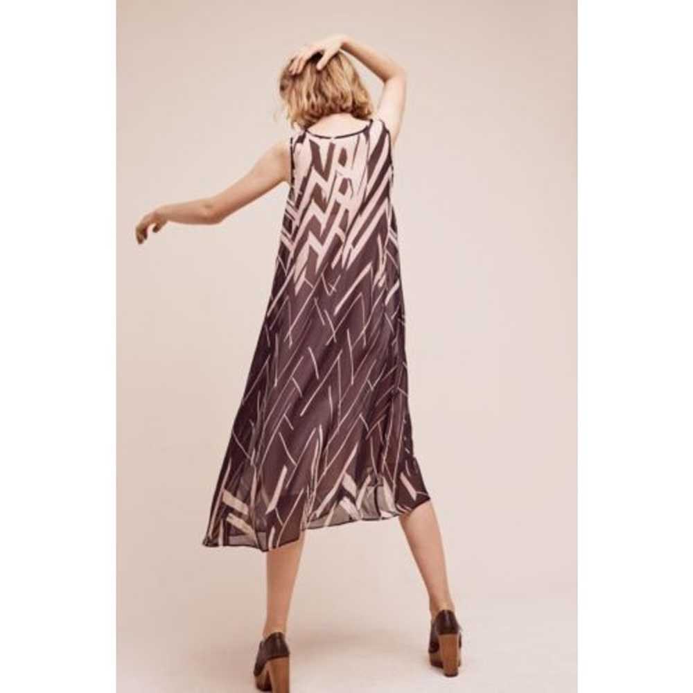 Anthropologie Floreat Serengeti Silk Midi Dress P… - image 9