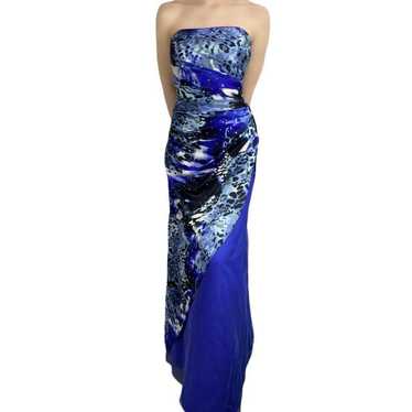 Y2K Mermaidcore Prom Dress Blue