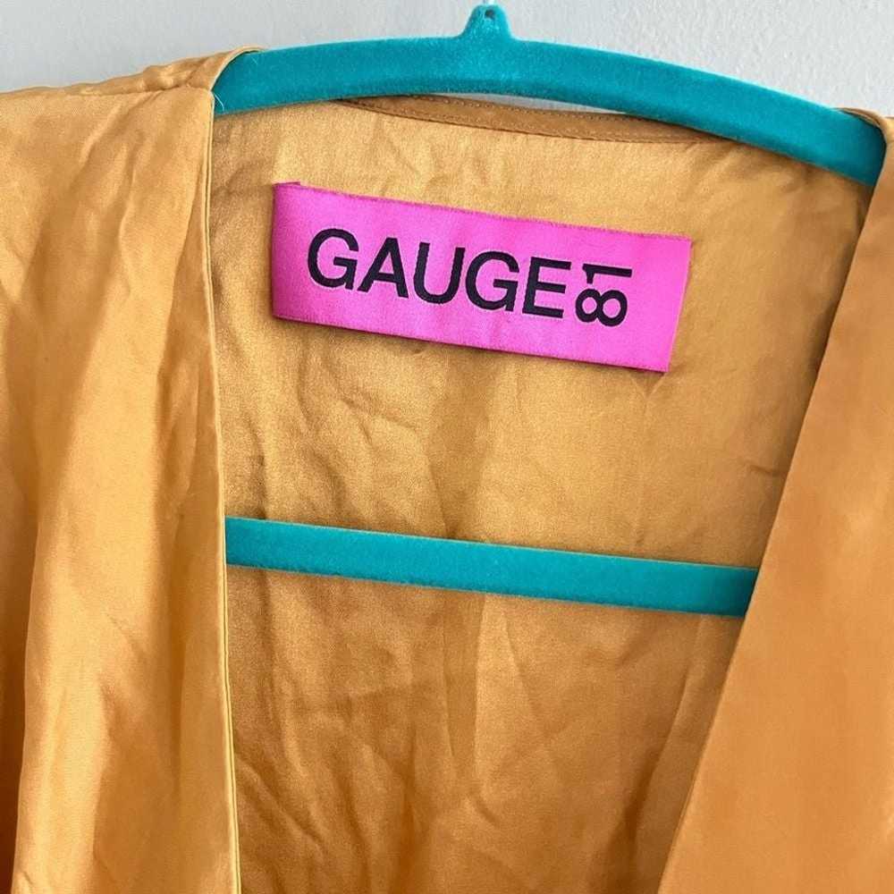 GAUGE81
Nagano Silk Mini Dress Mustard Yellow Siz… - image 9