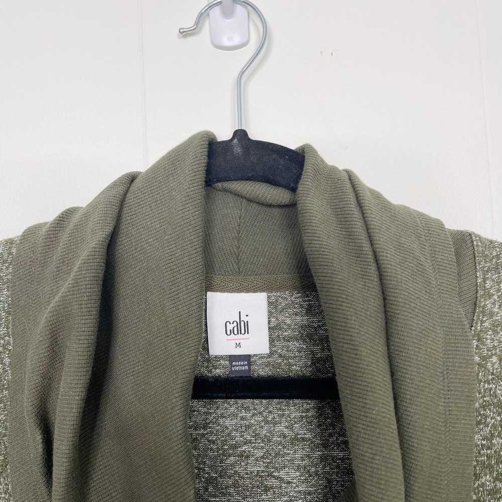 CAbi Solice Olive Green Cowl Neck Dress Medium M … - image 7