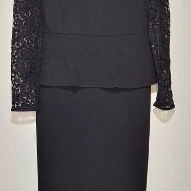 Elegant Black St John Dress Size 8