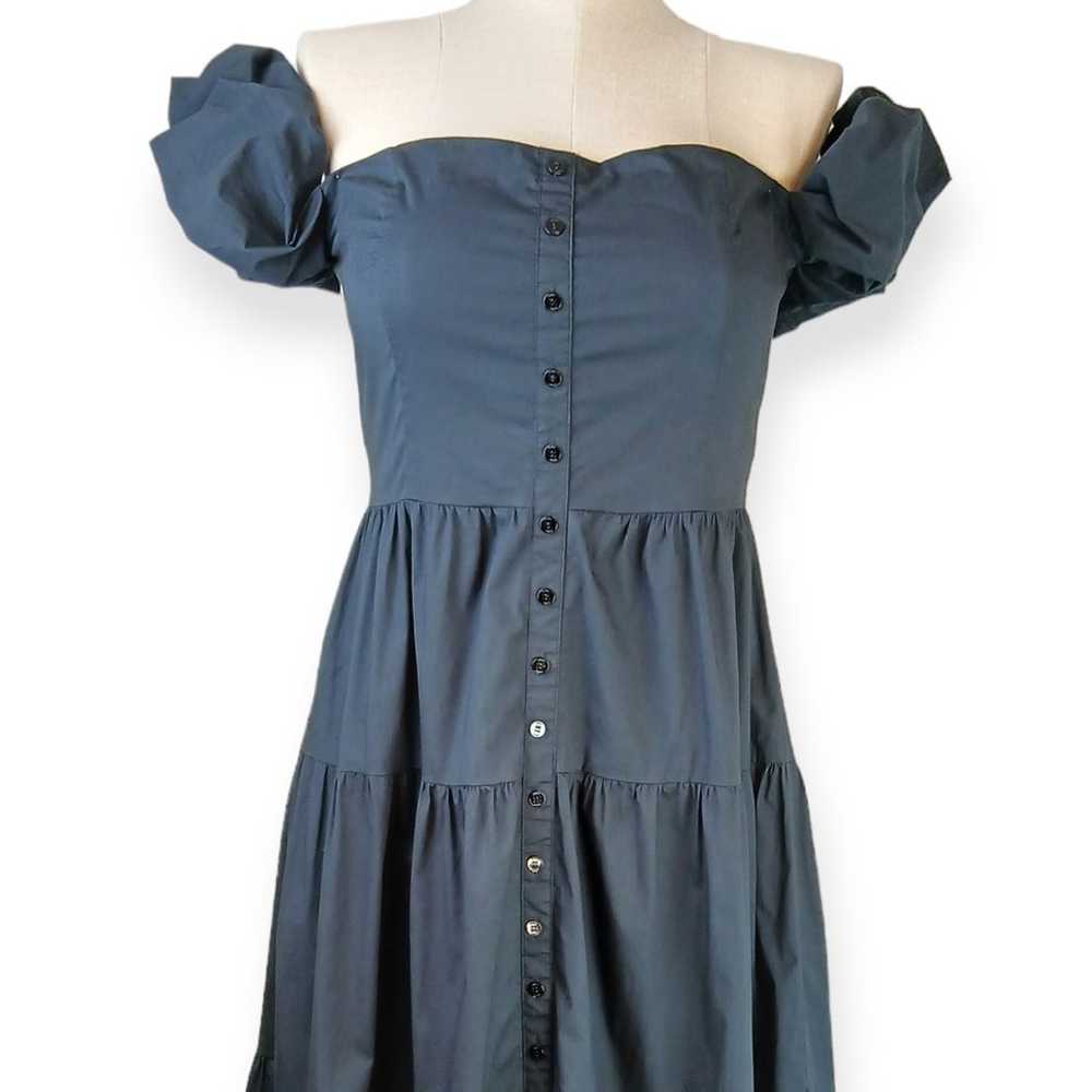 STAUD SZ 12 Elio Puff-Sleeve Prairie Dress-Fits L… - image 2