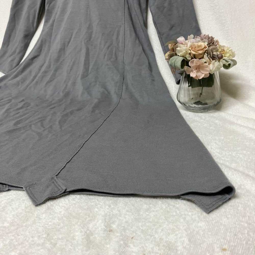 Yogan Lair Gray V-Neck Long Sleeve Dress with Poc… - image 4