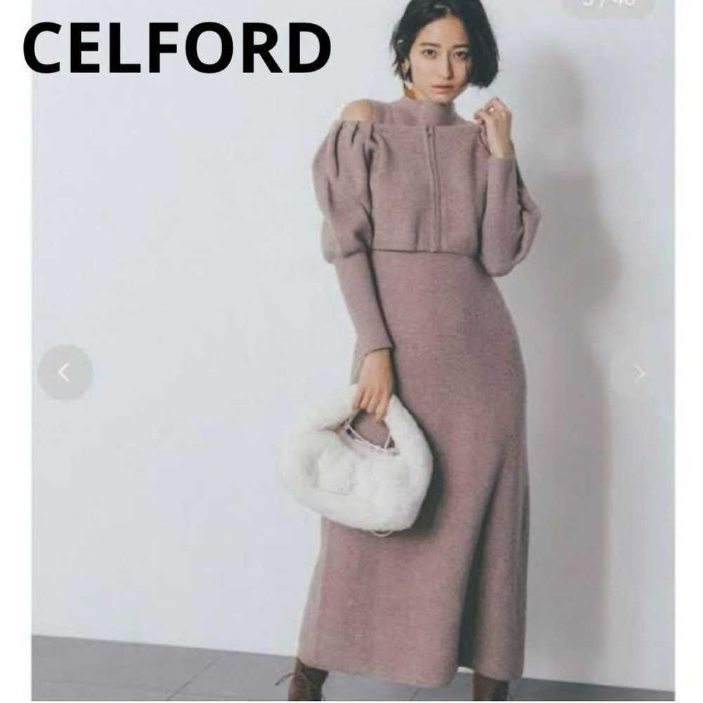 Selford Layered Knit Dress Cashmere Blend Set Up … - image 1