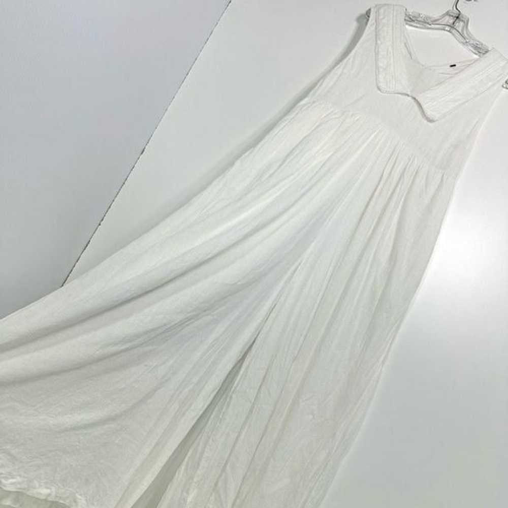 Free People Big Love White Linen Blend Wide Leg J… - image 7