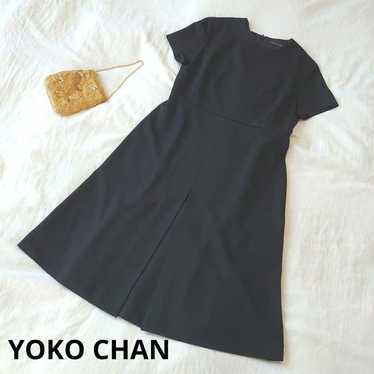 Yoko-chan Black Short Sleeve Dress