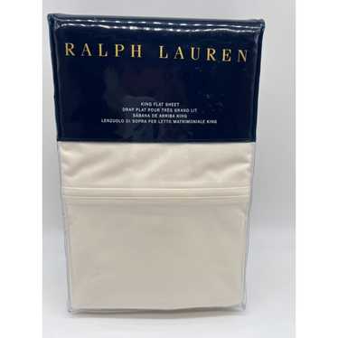 Ralph Lauren Ralph Lauren Solid Percale King Flat… - image 1