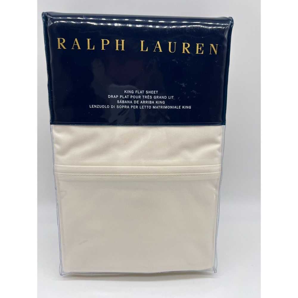 Ralph Lauren Ralph Lauren Solid Percale King Flat… - image 7