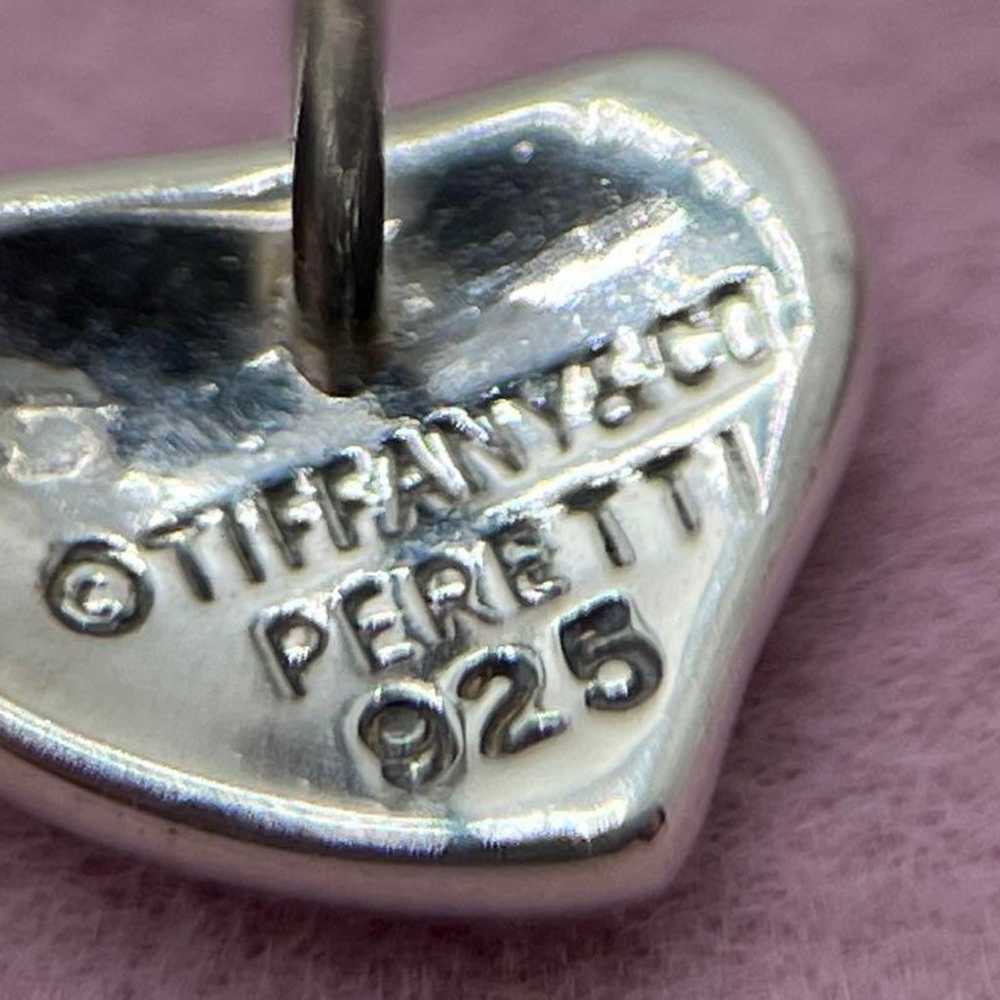 h207 TIFFANY&CO. Tiffany Full Heart Earrings 925 - image 10