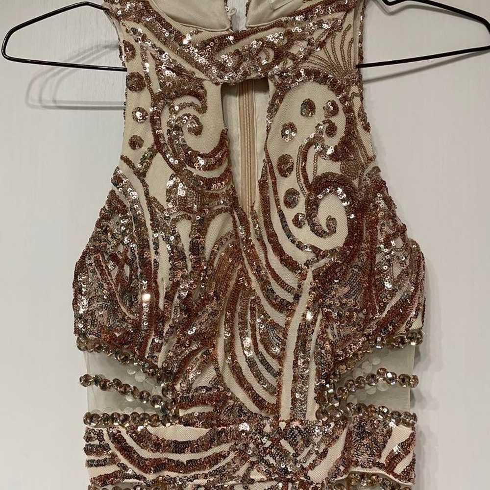 Kalinnu Beaded Embroidery Dress Club Dress - image 3