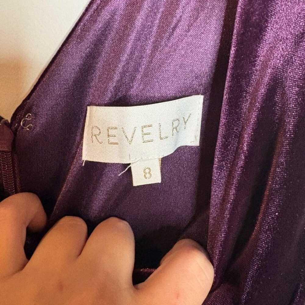 Revelry Dawson Velvet Dress in Purple - image 4