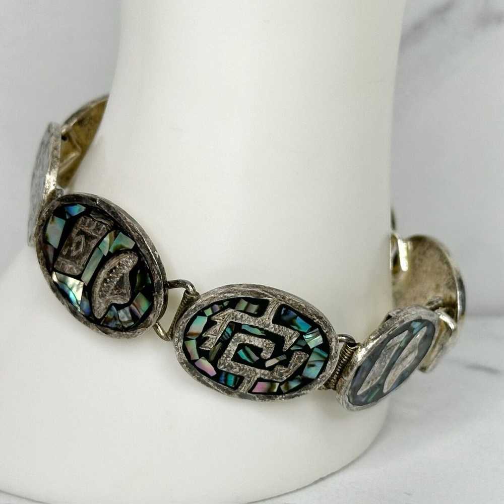 Vintage Mexico Sterling Silver 925 AR Signed Abal… - image 10