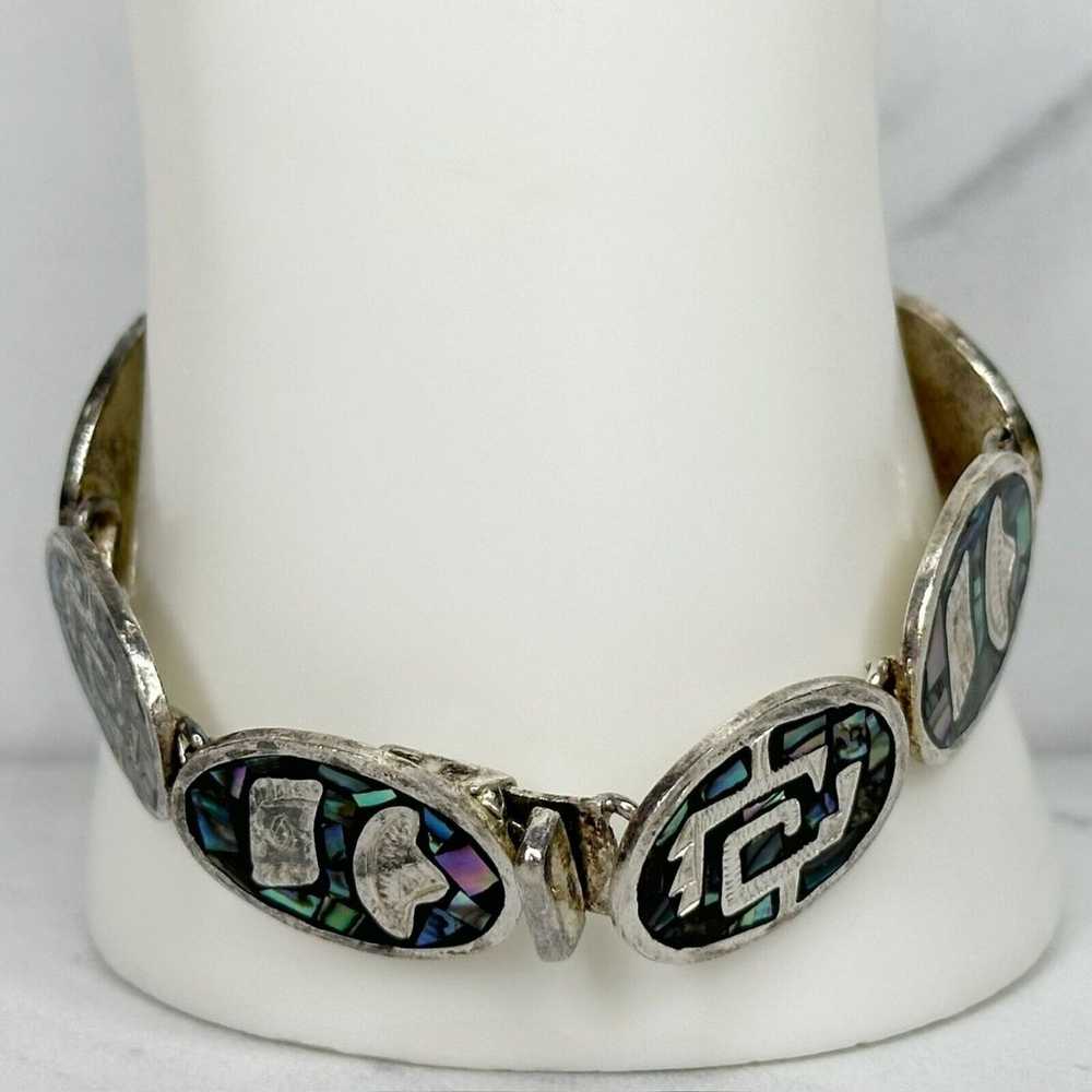 Vintage Mexico Sterling Silver 925 AR Signed Abal… - image 11