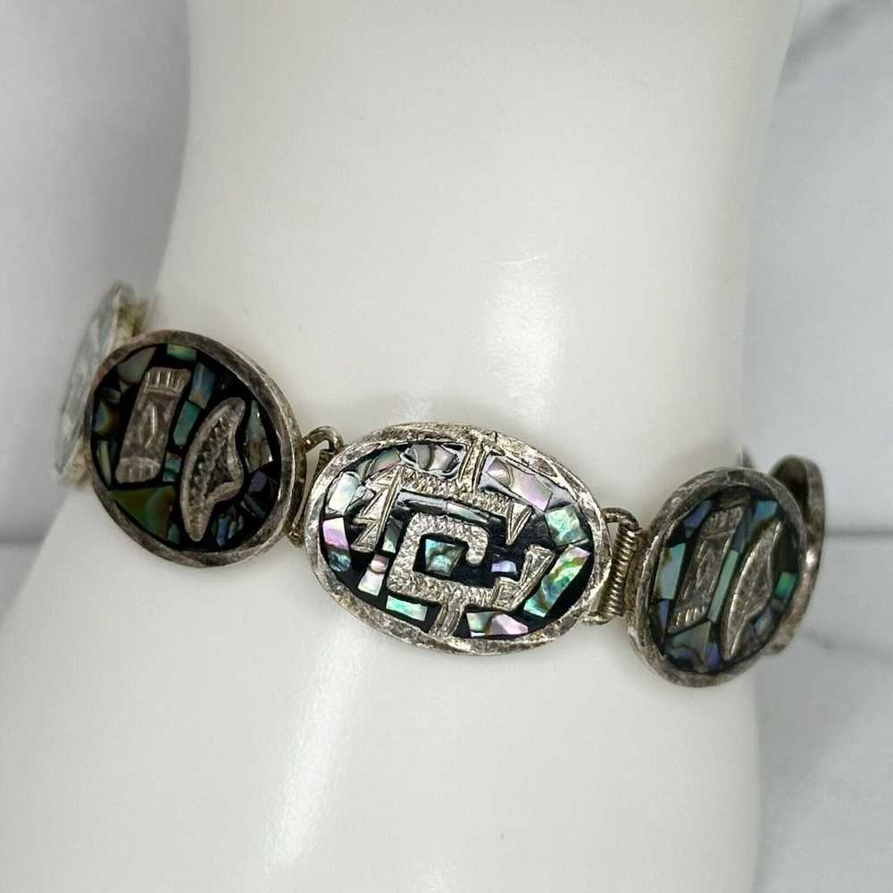 Vintage Mexico Sterling Silver 925 AR Signed Abal… - image 9