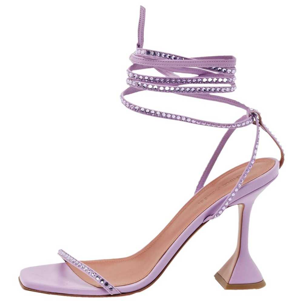 AMINA MUADDI Patent leather sandal - image 1