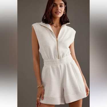 Varley linvale play suit in ivory marl - image 1