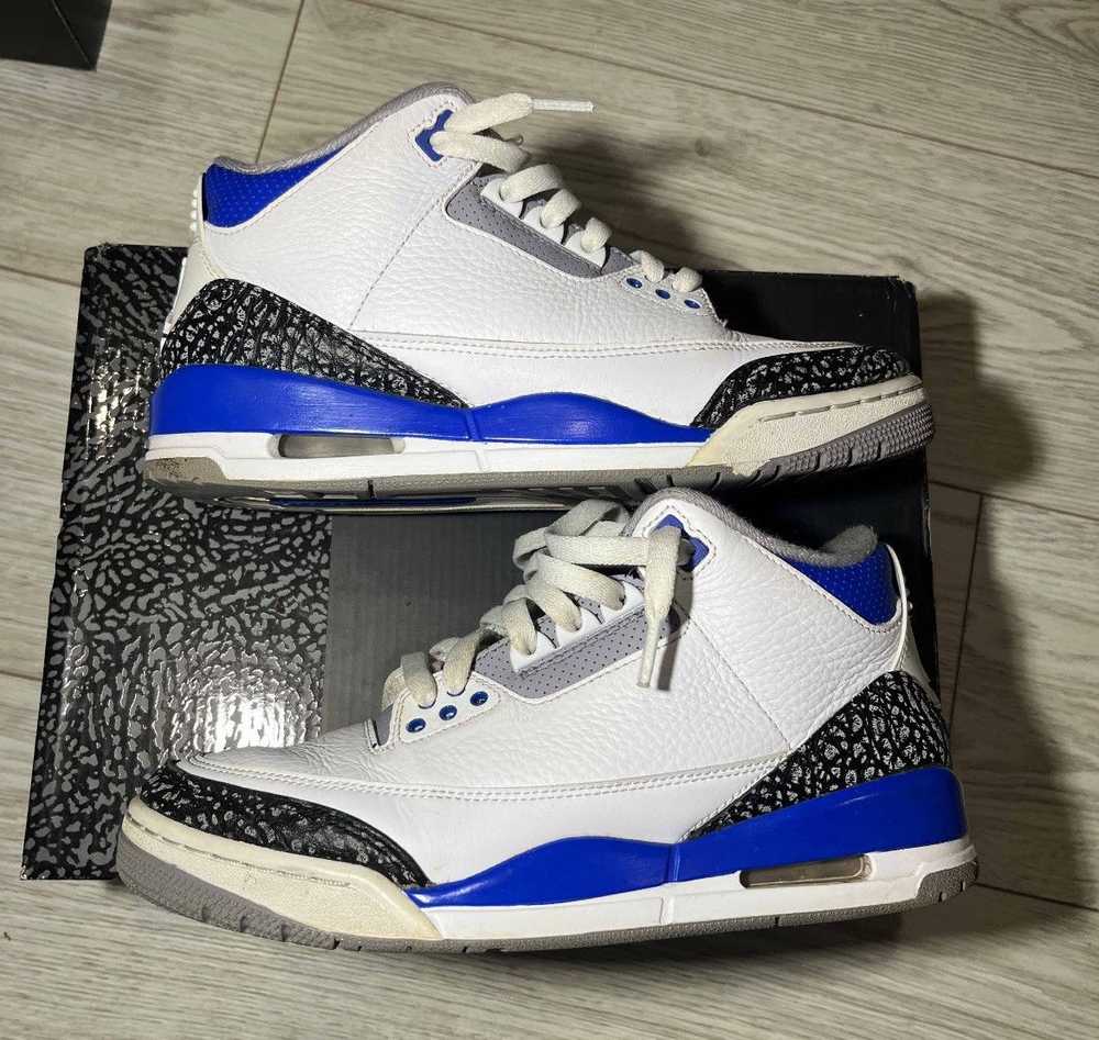 Jordan Brand × Nike jordan 3 racer blue size 7.5 - image 1