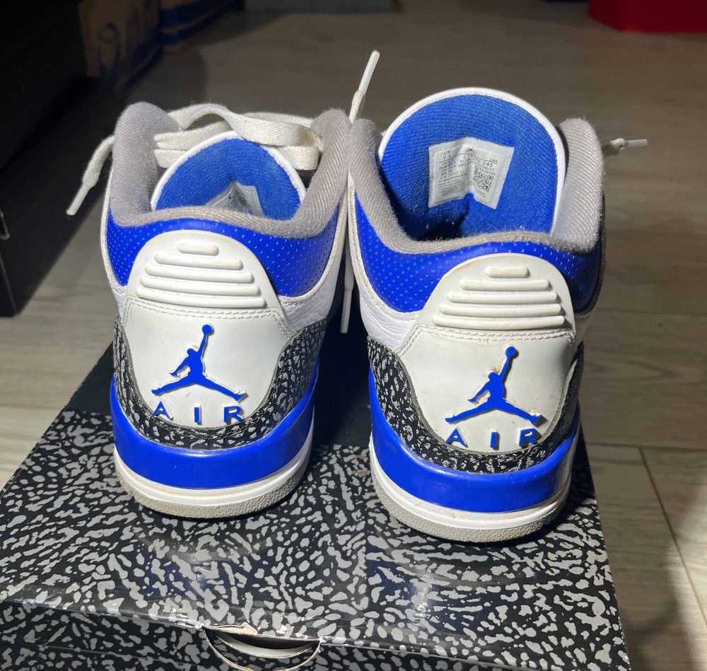 Jordan Brand × Nike jordan 3 racer blue size 7.5 - image 4