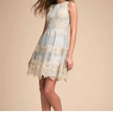 BHLDN Scalloped Lace Lae Dress Women’s Size 10 - image 1