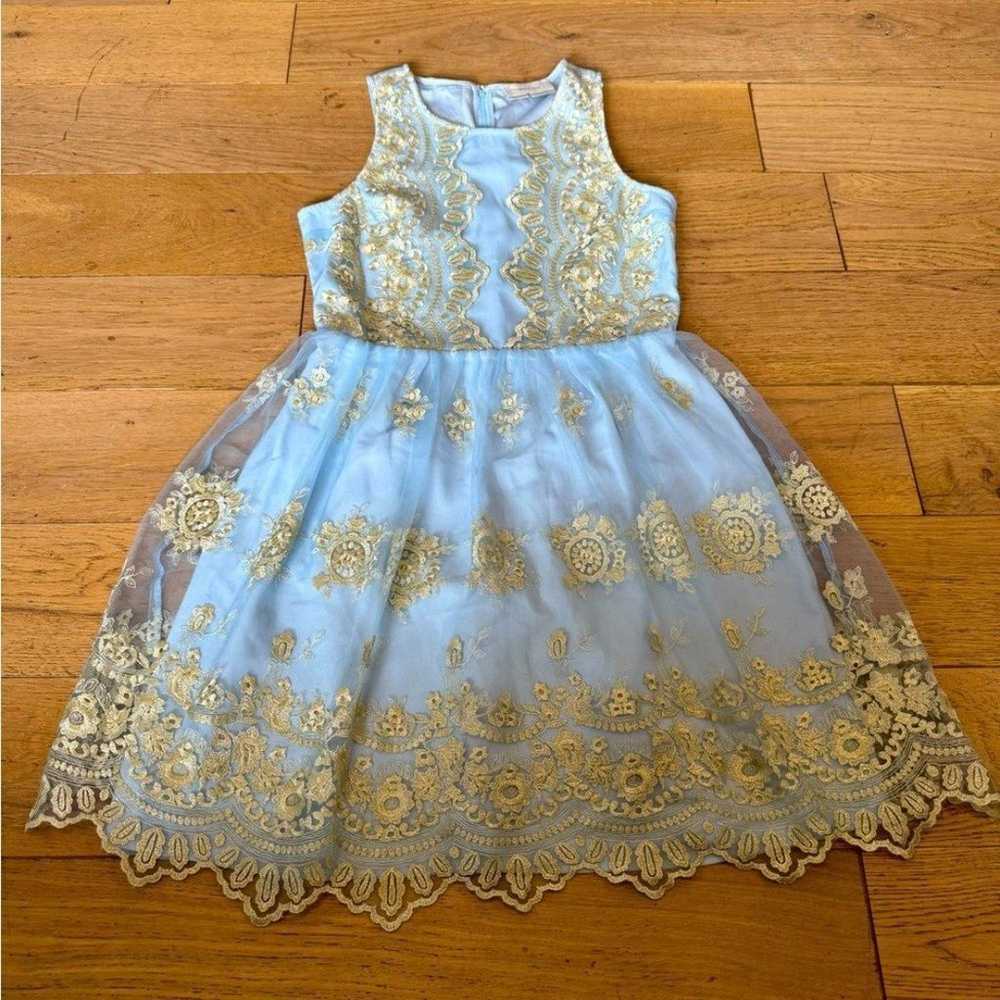 BHLDN Scalloped Lace Lae Dress Women’s Size 10 - image 2