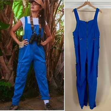 Free People Fast Track Onesie | Royal Blue | L | N