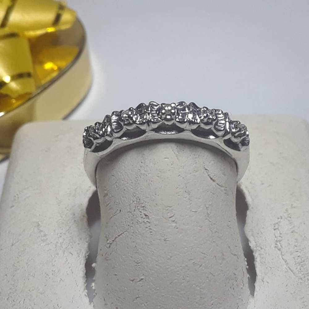 .03ctw Diamond Victorian 14Kt Band#14962 - image 2