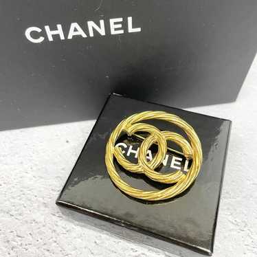 CHANEL Vintage Coco Mark Brooch