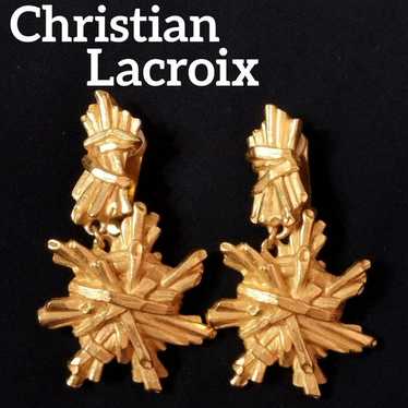 Excellent condition Christian Lacroix earrings vi… - image 1