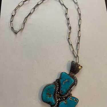 Navajo Native American Turquoise Necklace