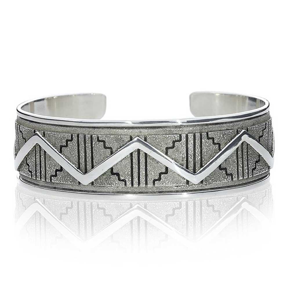 Ray Jay Scott Sterling Silver Vintage Navajo Nati… - image 1