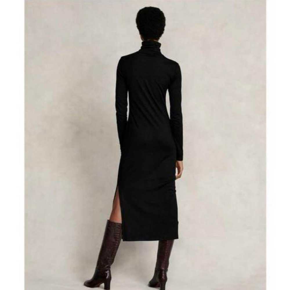 【Polo Ralph Lauren】Turtleneck Maxi Dress Black M - image 2