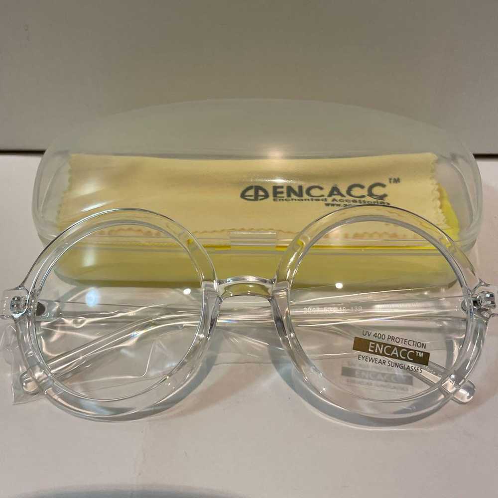 Big round glasses Small face effect Round glasses… - image 5