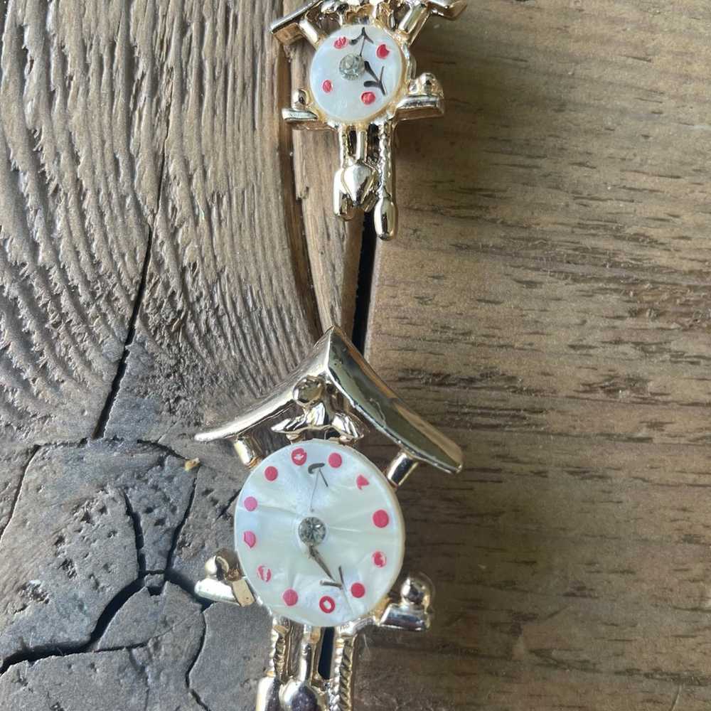 Pair of vintage cuckoo clock pins/brooches. - image 6