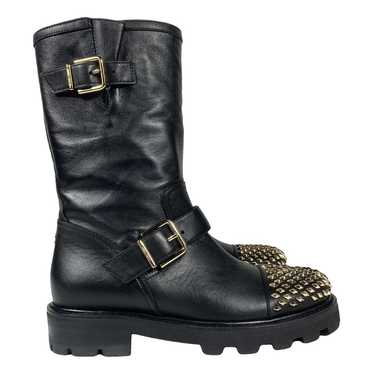 Jimmy Choo Leather biker boots