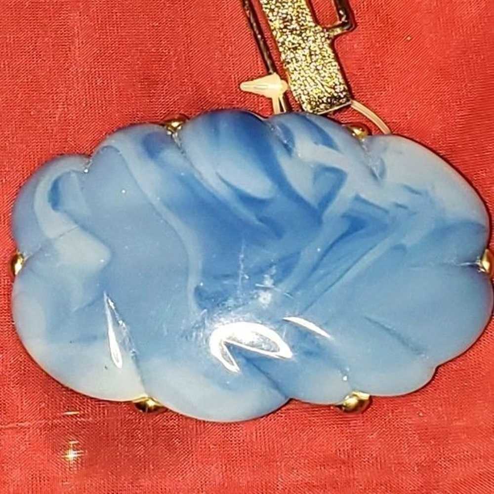 Vintage Lucite Belt Buckle - image 1