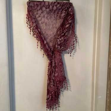 Vintage Style Lace Scarf Shawl Wrap NWOT - image 1