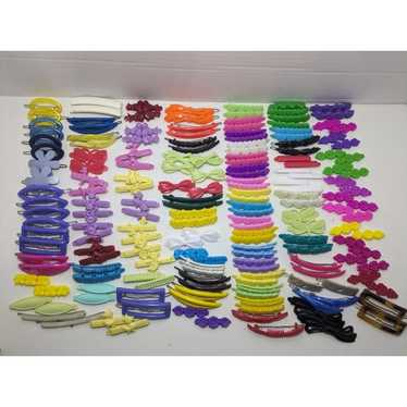 Lot Of 89 Pairs (178 Total) Vintage Barrettes 198… - image 1