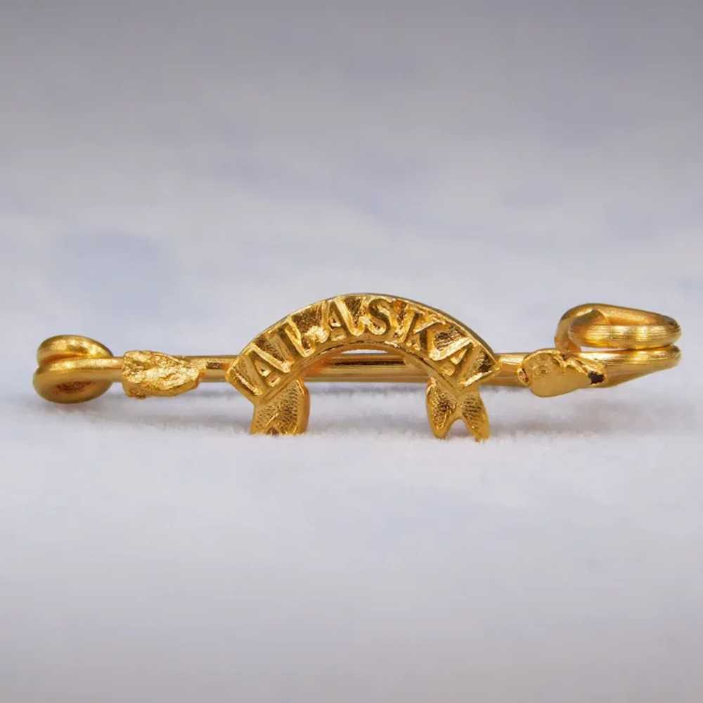 Antique 14K 22K-24K Yellow Gold Rush Nugget Alask… - image 2