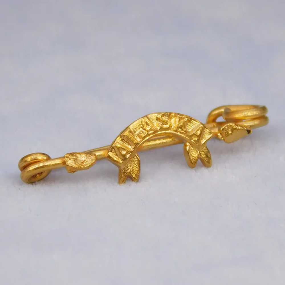 Antique 14K 22K-24K Yellow Gold Rush Nugget Alask… - image 7