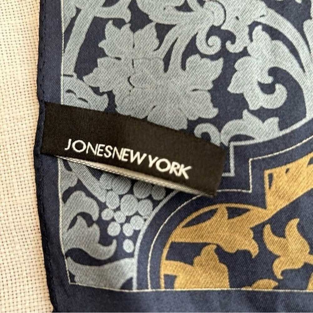 •Jones New York Silk Geometric Print Vintage Scar… - image 4