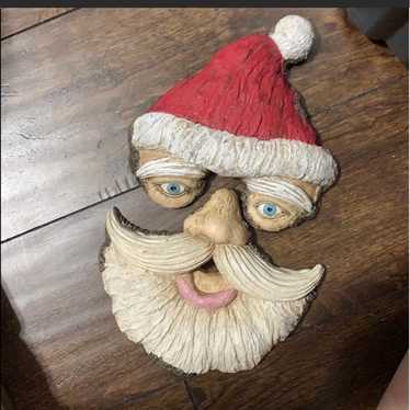 Vintage Cute hanging Santa - image 1