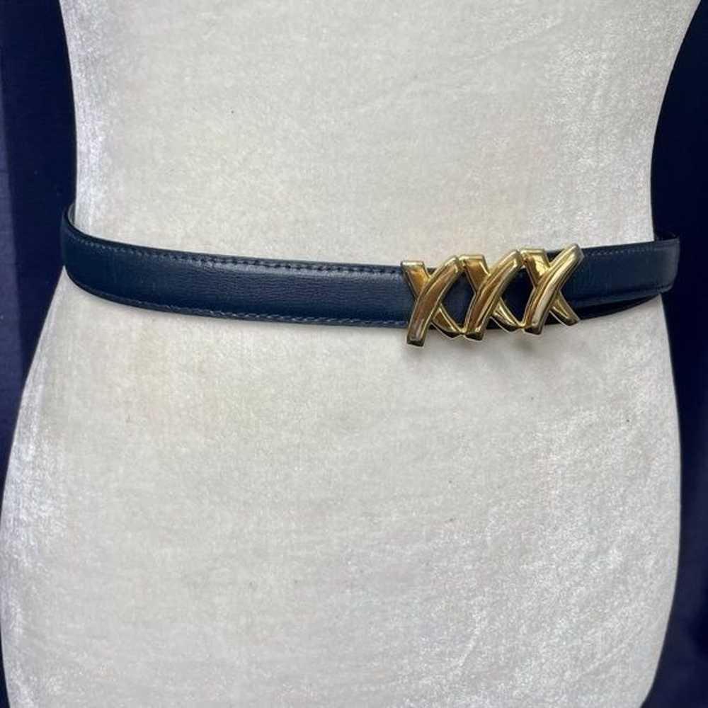 Vintage 90s Paloma Picasso Leather Belt - image 2