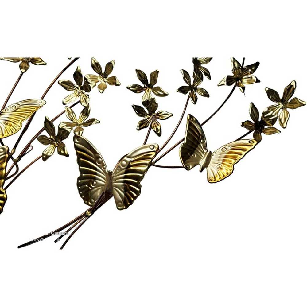 vintage home int butterfly's leaf spray art/deco … - image 3