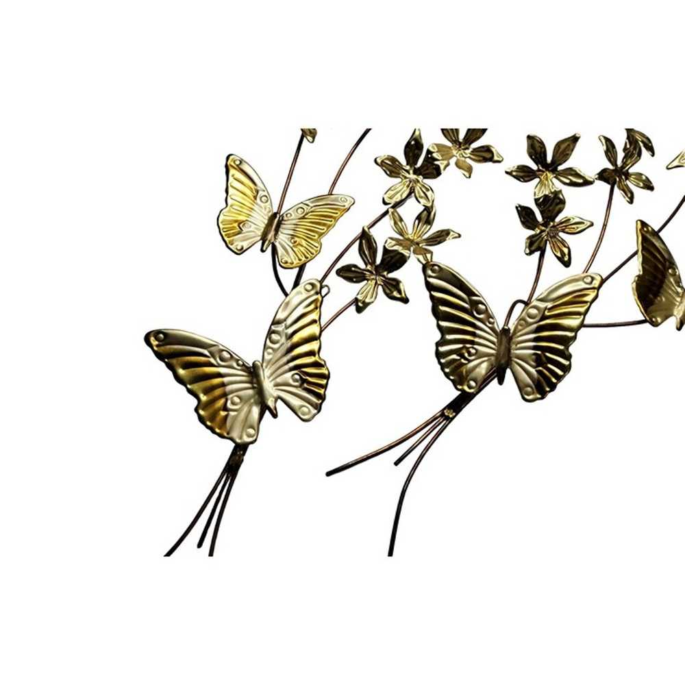 vintage home int butterfly's leaf spray art/deco … - image 5