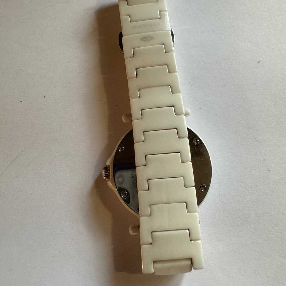 Oniss ceramic SAPPHIRE white Swiss watch vintage … - image 3