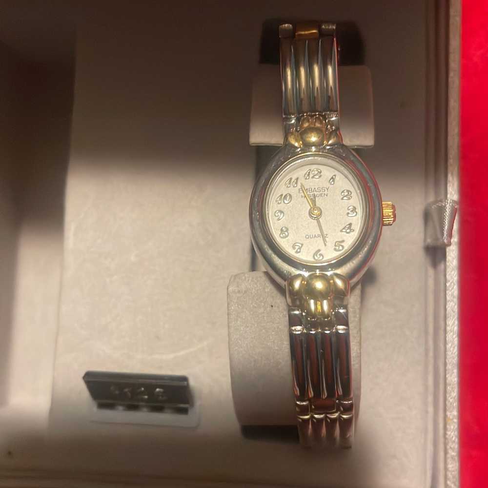 New but vintage women embassy by gruen watch gold… - image 2