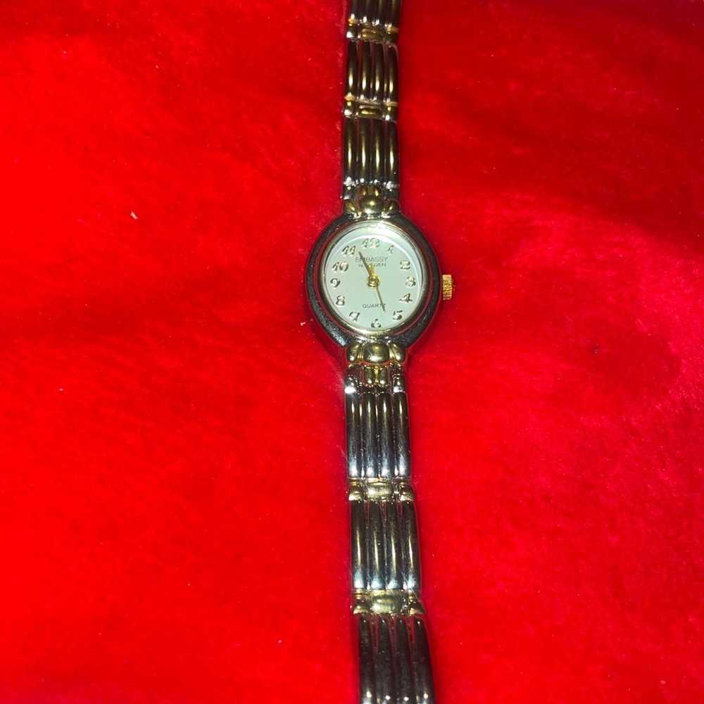 New but vintage women embassy by gruen watch gold… - image 4